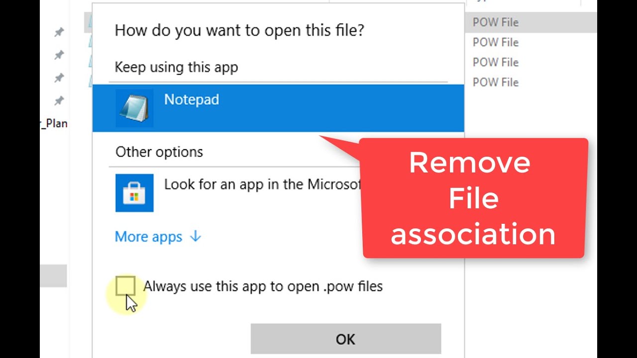 Change Windows 10 File Associations of Default Programs