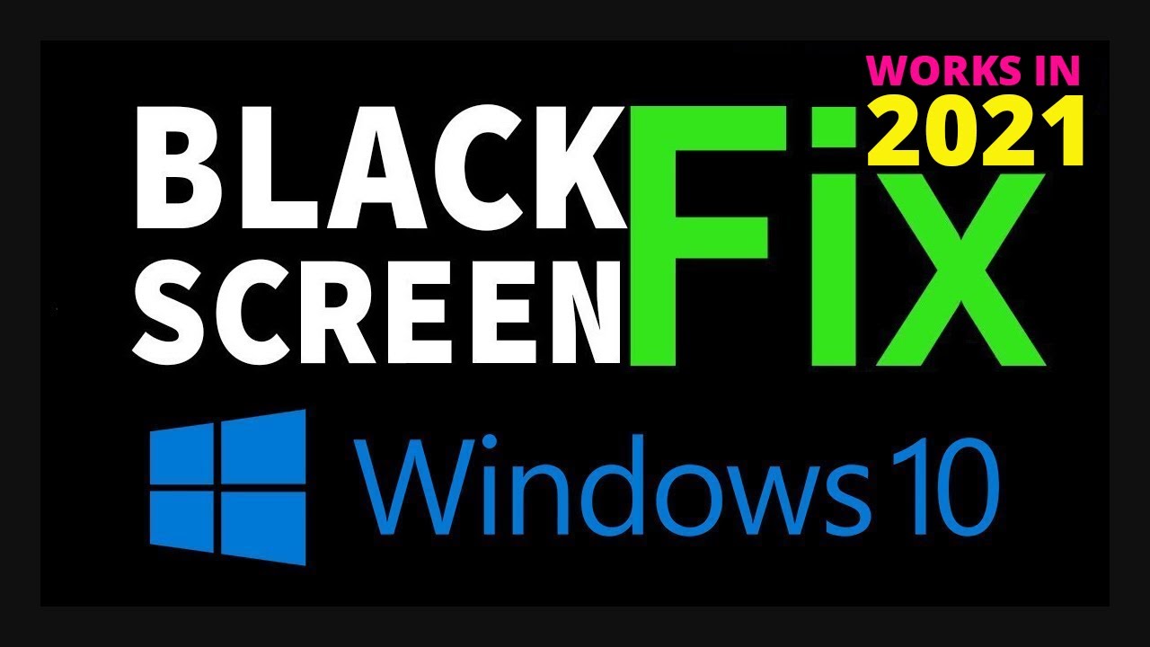 Fix a black screen after updating Windows 10