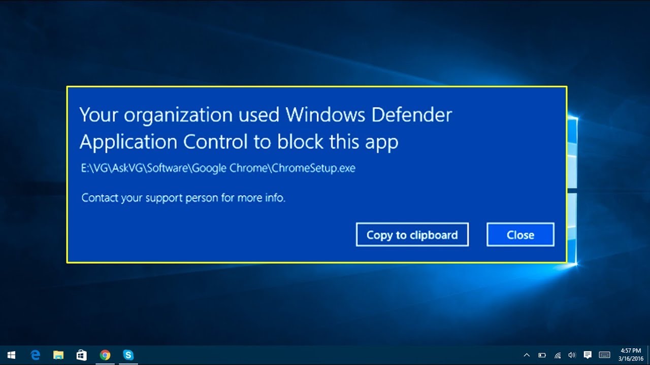 How to block an application in Windows 10