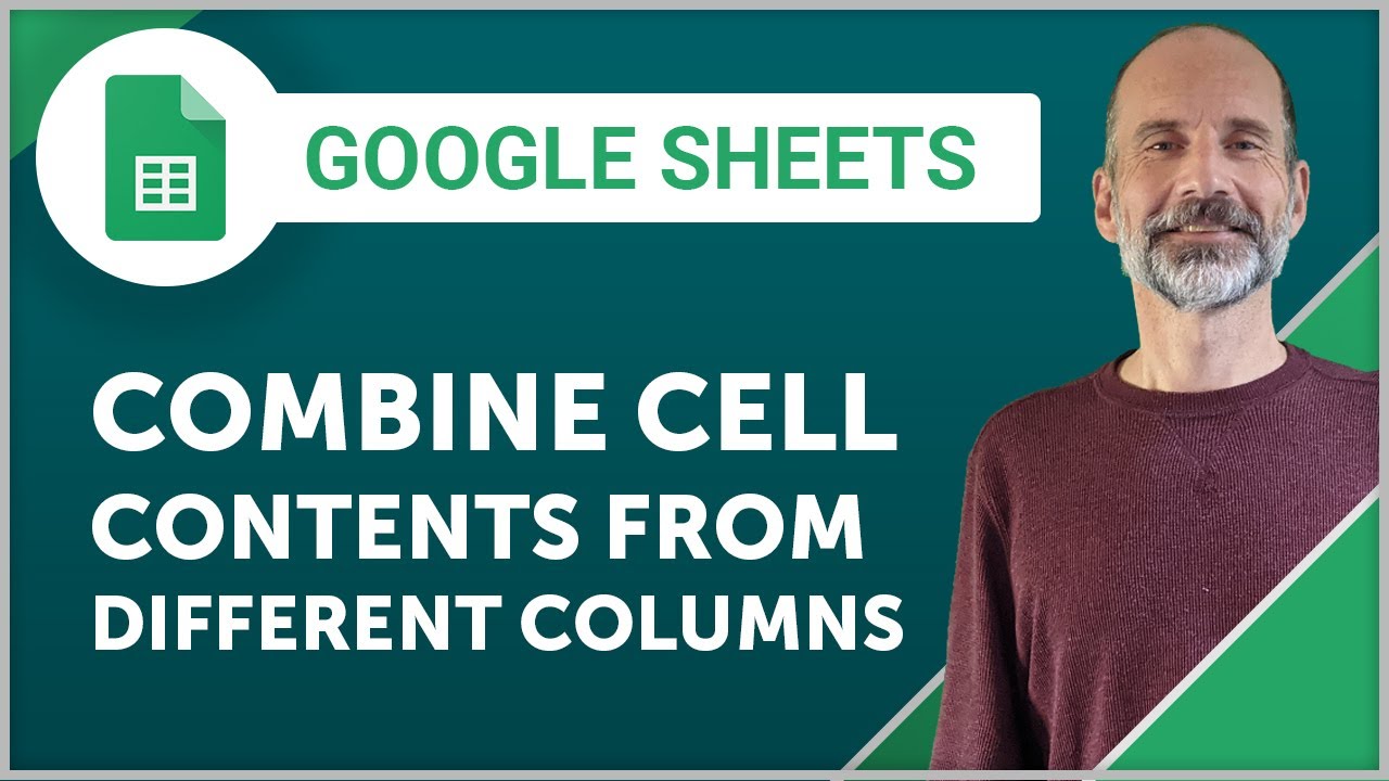 How to combine cells in Google Sheets