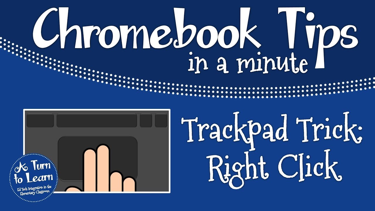 How to right-click on a Chromebook