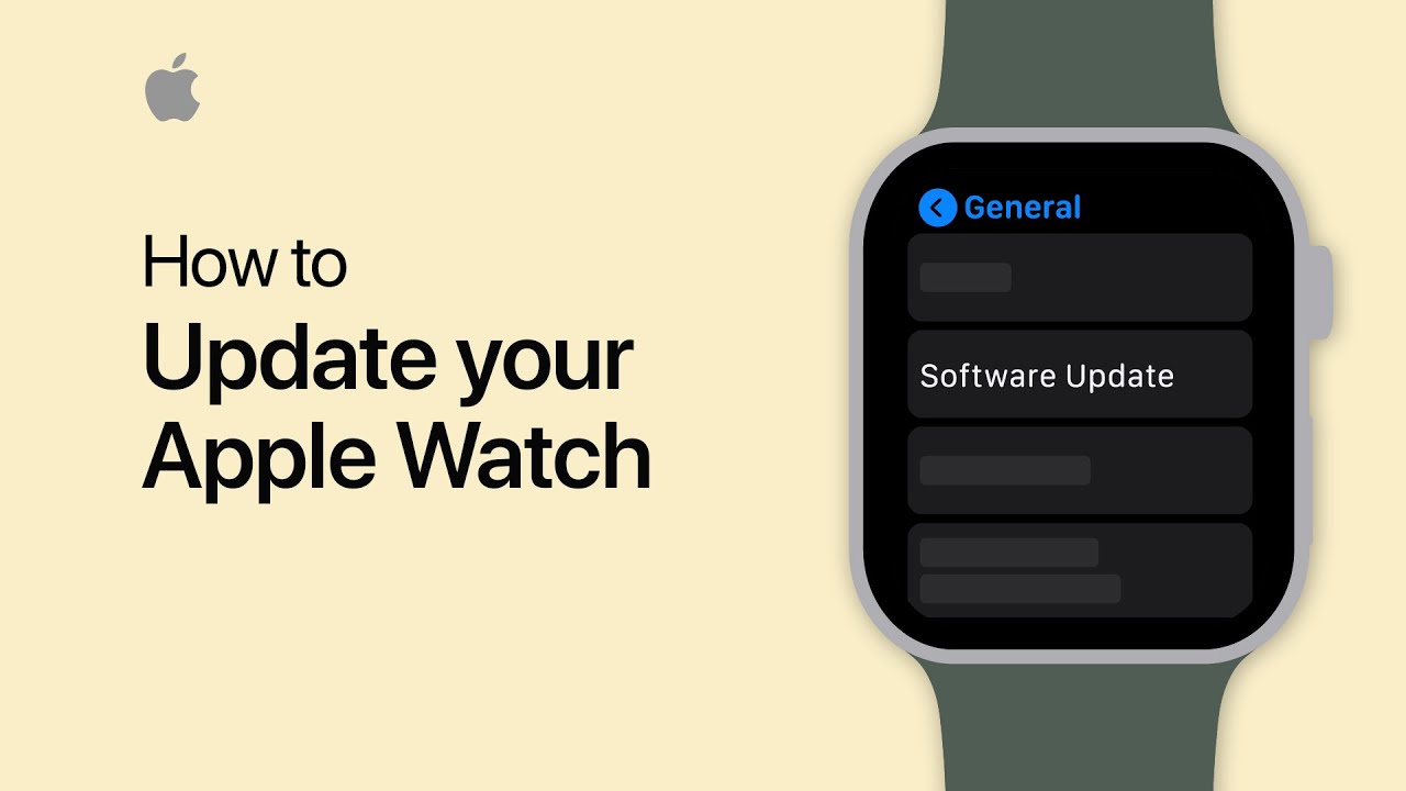 How to update apple watch
