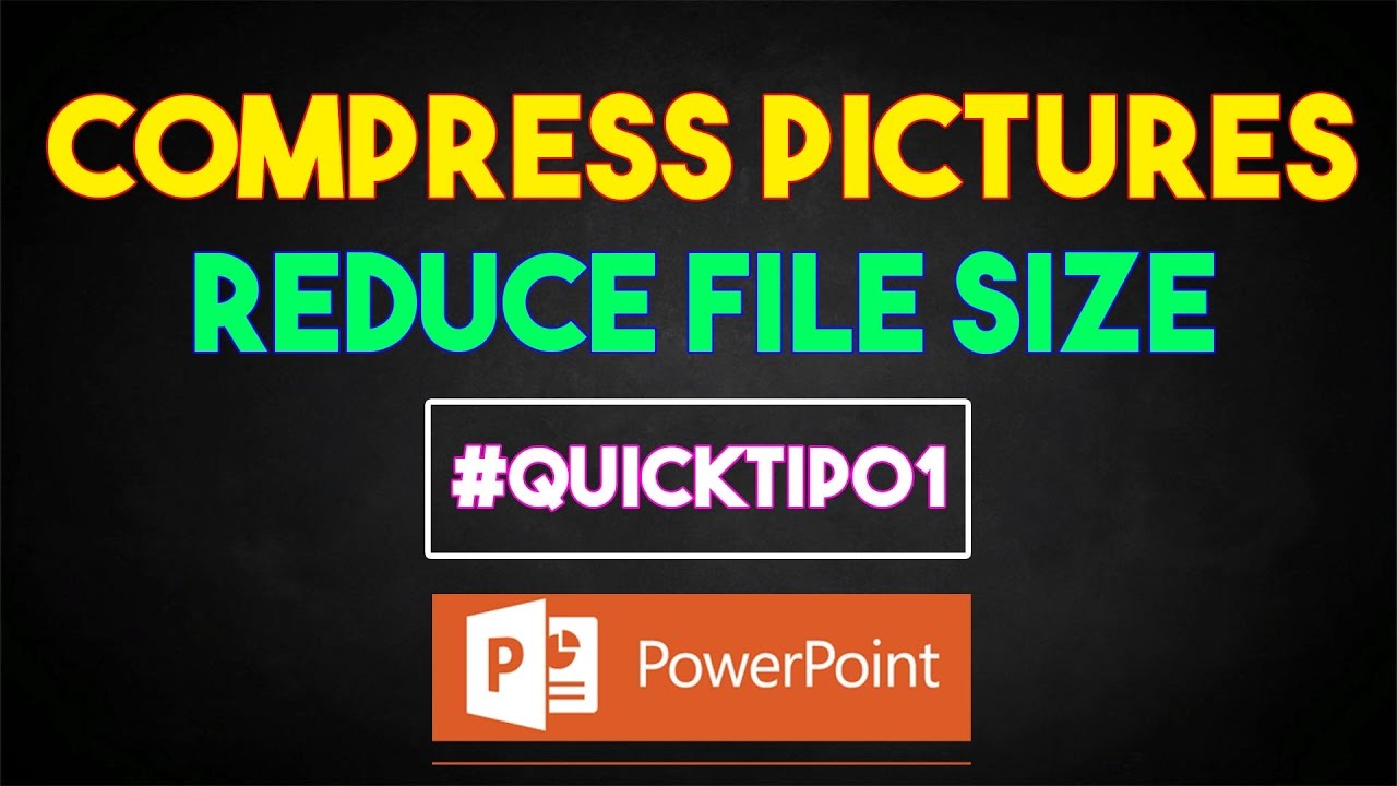 Reduce the file size of a PowerPoint presentation